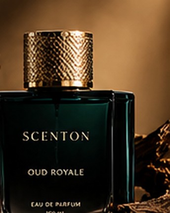Scenton Oud Royale eau de parfum, 100 ml, deep green glass bottle
